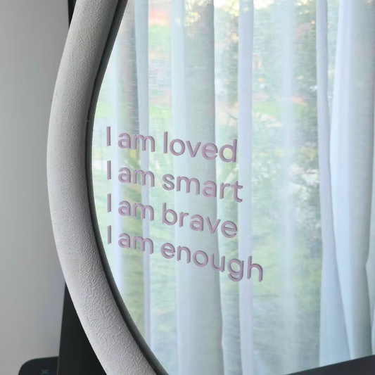 NEW in Colour - I AM Mirror Affirmation Stickers